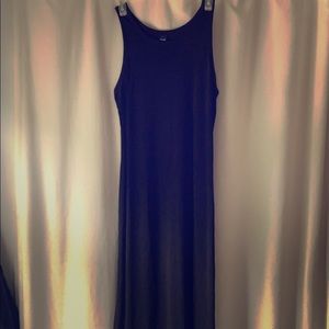 Black maxi dress